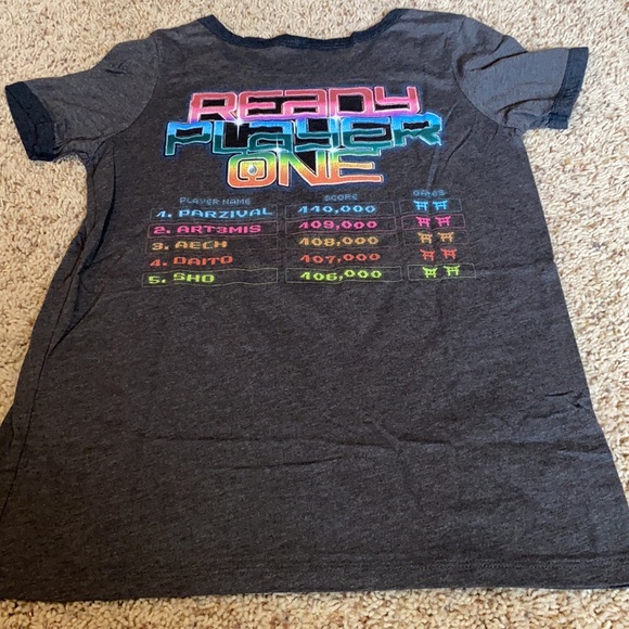 BNWOT super soft “Ready Player One” Scoreboard ringer tee - Junior’s size M - Picture 7 of 9